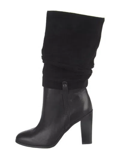 Pre-owned Donald Pliner Leather Boots In Black