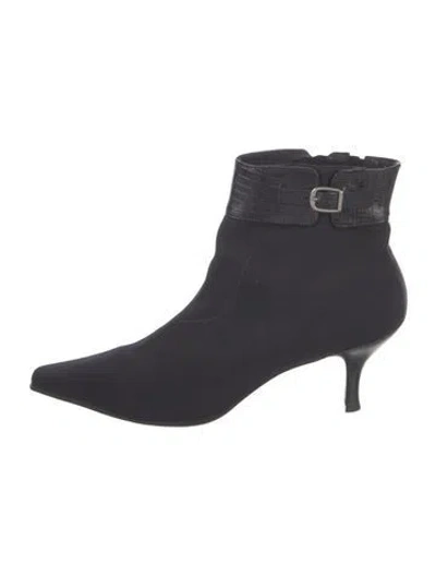 Pre-owned Donald Pliner Leather Boots In Blue