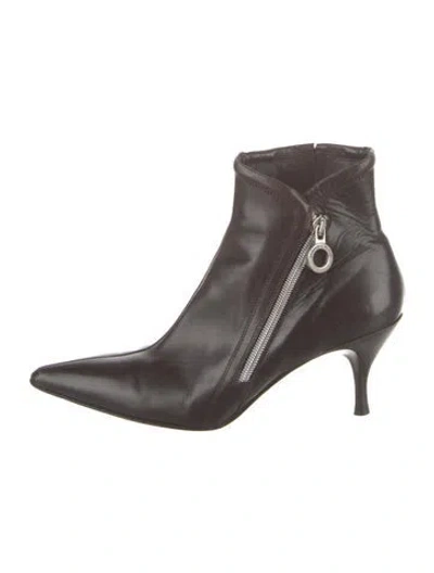 Pre-owned Donald Pliner Leather Boots In Brown