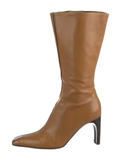 Pre-owned Donald Pliner Leather Boots In Neutrals