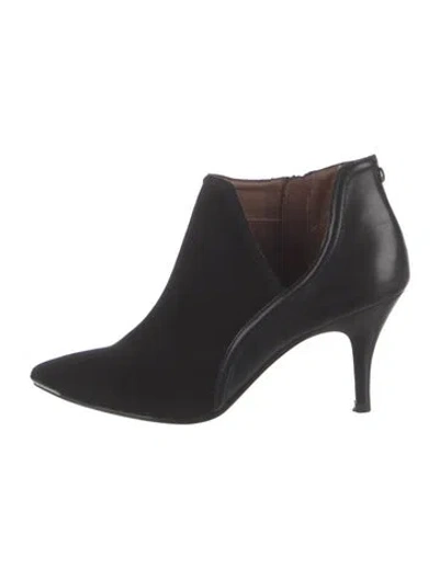 Pre-owned Donald Pliner Leather Chelsea Boots In Black