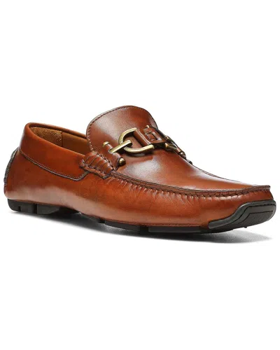 Donald Pliner Leather Driver In Brown