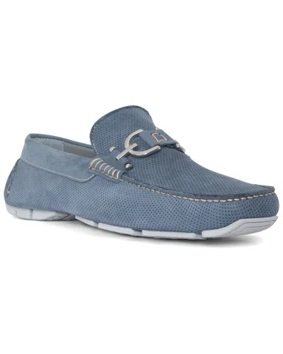 Donald Pliner Leather Driver In Blue