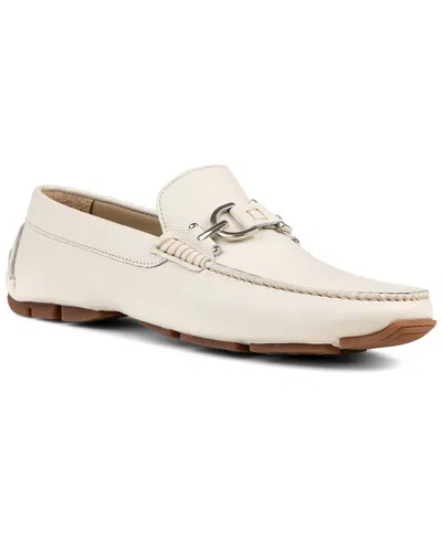 Donald Pliner Leather Driver In White