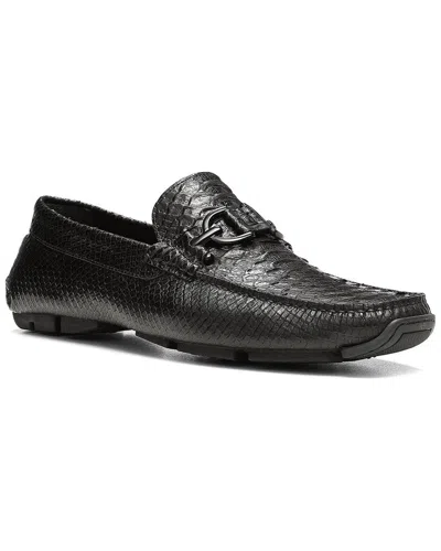 Donald Pliner Leather Driver In Black