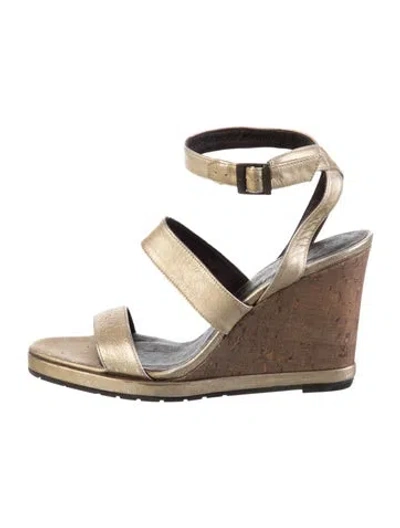 Pre-owned Donald Pliner Leather Espadrilles In Brown