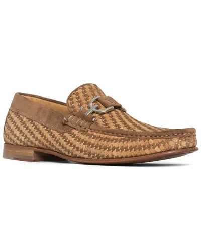 Donald Pliner Leather Loafer In Sand