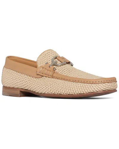 Donald Pliner Leather Loafer In Sand