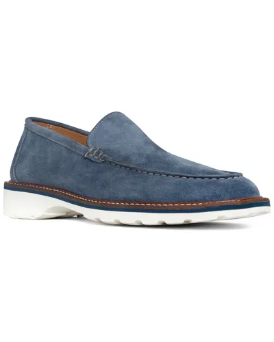 Donald Pliner Leather Loafer In Blue