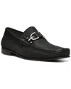 Donald Pliner Leather Loafer In Black
