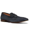 Donald Pliner Leather Loafer In Blue