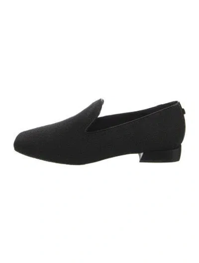 Pre-owned Donald Pliner Leather Loafers In Black