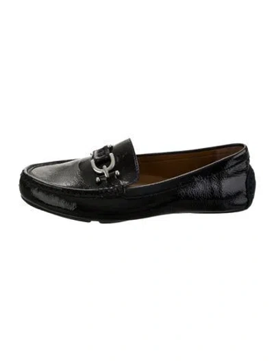 Pre-owned Donald Pliner Leather Loafers In Black