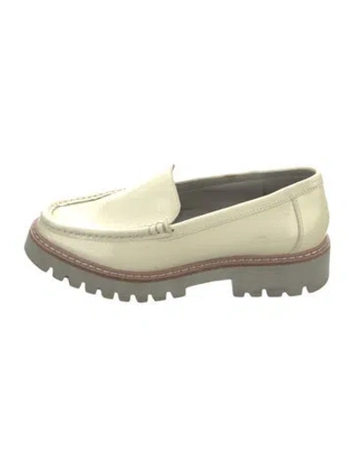 Pre-owned Donald Pliner Leather Loafers In Neutral