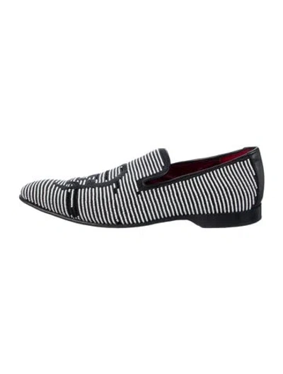 Pre-owned Donald Pliner Leather Printed Loafers In Multi