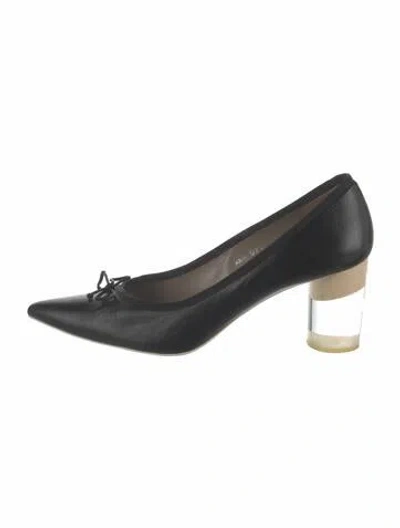 Pre-owned Donald Pliner Leather Pumps In Black
