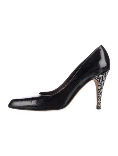 Pre-owned Donald Pliner Leather Pumps In Blue