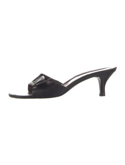 Pre-owned Donald Pliner Leather Sandals In Blue