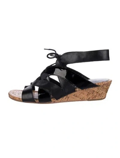 Pre-owned Donald Pliner Leather Sandals In Blue