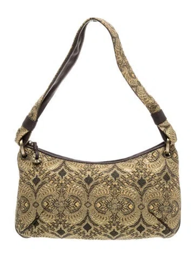 Pre-owned Donald Pliner Leather Shoulder Bag In Multi