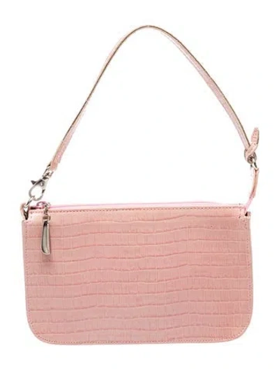 Pre-owned Donald Pliner Leather Shoulder Bag In Pink