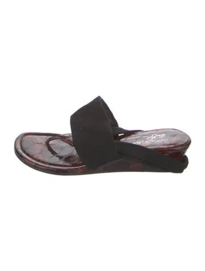 Pre-owned Donald Pliner Leather Slides In Multi