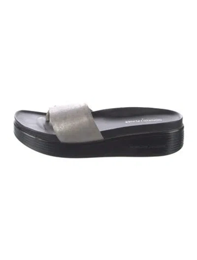 Pre-owned Donald Pliner Leather Slides In Multi