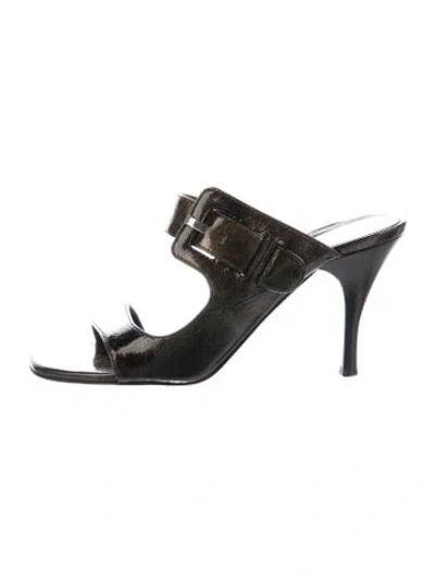 Pre-owned Donald Pliner Leather Slides In Multi