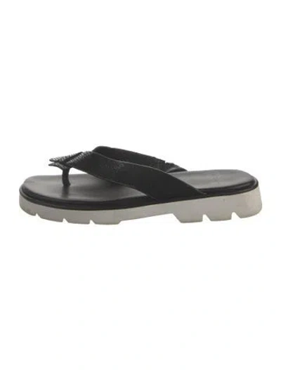 Pre-owned Donald Pliner Leather Slides In Multi