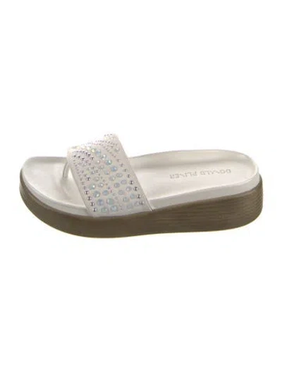 Pre-owned Donald Pliner Leather Slides In Multi