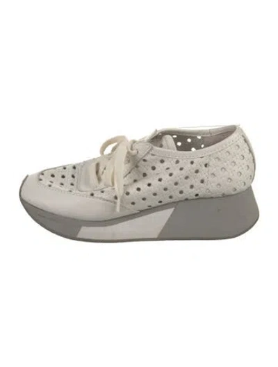 Pre-owned Donald Pliner Leather Sneakers In Multicolor