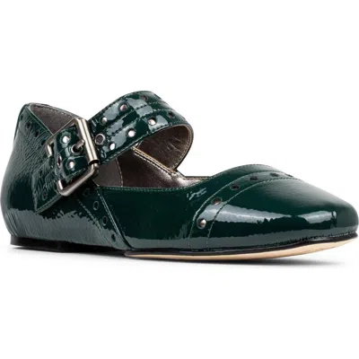 Donald Pliner Liane Mary Jane Flat In Green