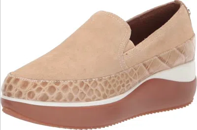 Donald Pliner Lizzeecs Sneaker In Natural Calf Suede In Multi