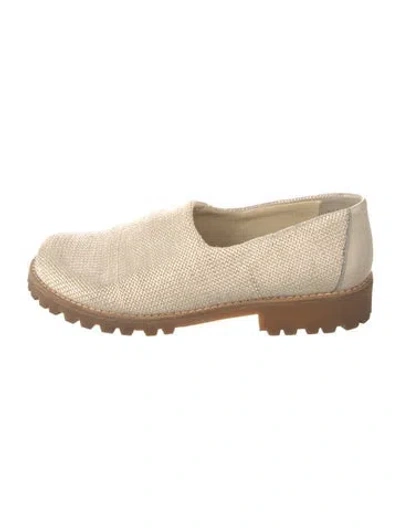 Pre-owned Donald Pliner Loafers In Neutrals