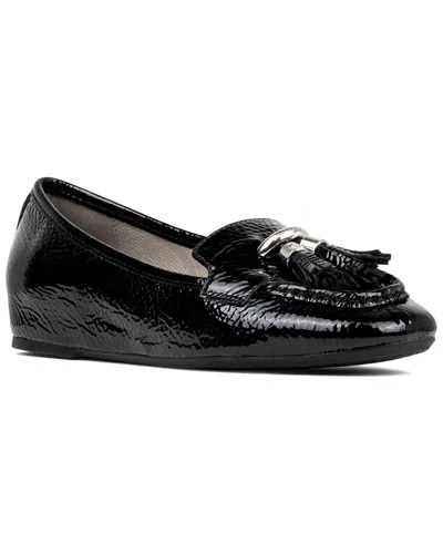 Donald Pliner Loriel Leather Loafer In Black