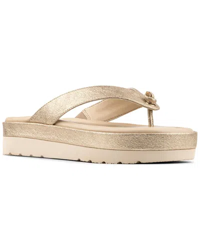 Donald Pliner Lorra Sandal In Gold