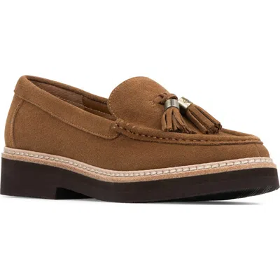 Donald Pliner Lovell Tassel Loafer In Saddle