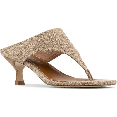 Donald Pliner Lucynda Kitten Heel Flip Flop In Brown