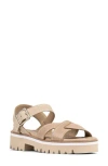 Donald Pliner Pyper Leather Sandal In Sand
