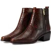 Donald Pliner Marisol 2 Boots Womens Us Brown Scale Embossed Bootie Zogg1838 In Brown