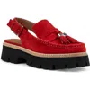 Donald Pliner Marsha 2 Slingback Loafer In Tomato