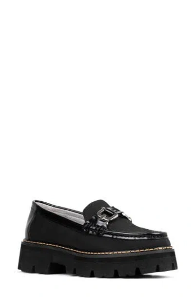 Donald Pliner Marvel Platform Bit Loafer In Black
