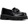 Donald Pliner Marvel Platform Bit Loafer In Black