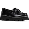 Donald Pliner Marvel Platform Bit Loafer In Black