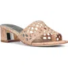 Donald Pliner Melrose Slide Sandal In Natural/platino
