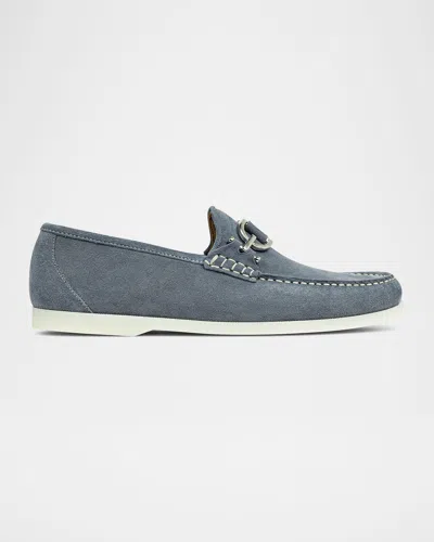 Donald Pliner Men's Augie Suede Bit Loafers