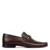 Donald Pliner Men's Dacio Lizard-effect Leather Bit Loafers In Dark Brown Lizard Print
