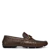 Donald Pliner Men Dacio Driver Oxblood Red Casual In Dark Brown