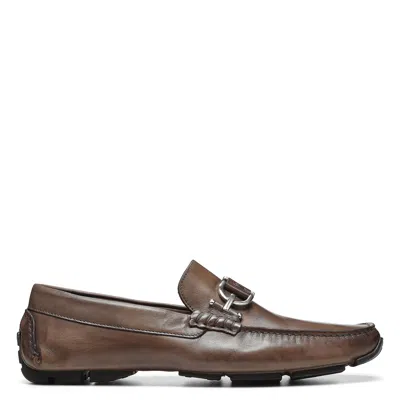 Donald Pliner Men Dacio Driver Dark Grey Casual In Brown