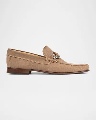 Donald Pliner Men's Dacio Suede Bit Loafers